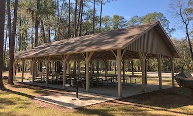 Picnic Shelter - Stephen C. Foster State Park - Okefenokee Swamp